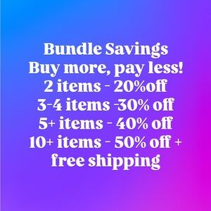 Bundle sale!